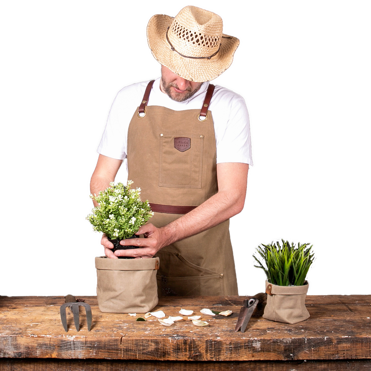 tablier de jardinage